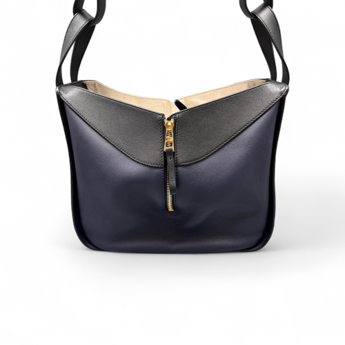 Loewe Small Hammock Calfskin Black Navy