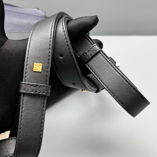 Loewe Small Hammock Calfskin Black Navy