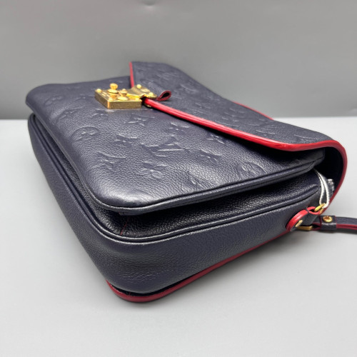 Louis Vuitton Pochette Metis Monogram Empreinte Dark Blue