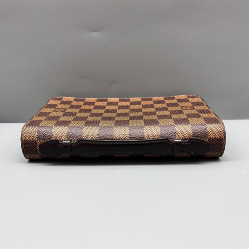 Louis Vuitton Clutch Damier Ebene Brown