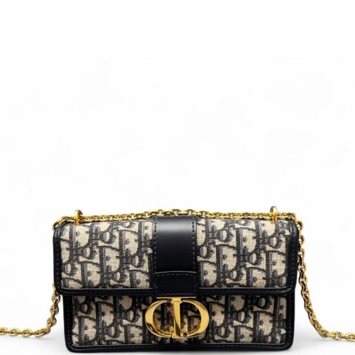 Dior 30 Montaigne East-Wast Bag Oblique Black Beige Navy Dior 30 Montaigne East-Wast Bag Oblique Black Beige Navy