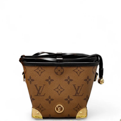 Louis Vuitton Noe Purse Monogram Brown Black