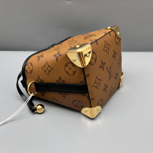 Louis Vuitton Noe Purse Monogram Brown Black