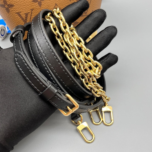 Louis Vuitton Noe Purse Monogram Brown Black