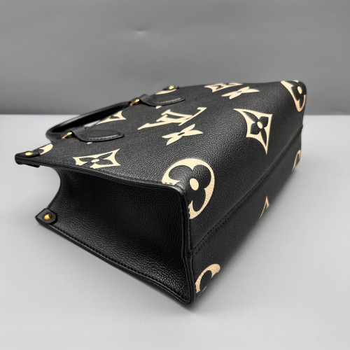 Louis Vuitton Onthego PM Monogram Empreinte Giant Black White