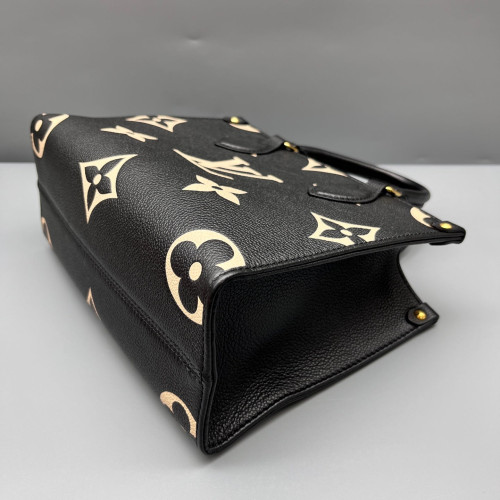 Louis Vuitton Onthego PM Monogram Empreinte Giant Black White