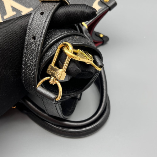 Louis Vuitton Onthego PM Monogram Empreinte Giant Black White
