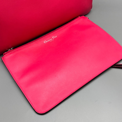 Dior Medium Diorissimo Tote Calfskin Fuchsia