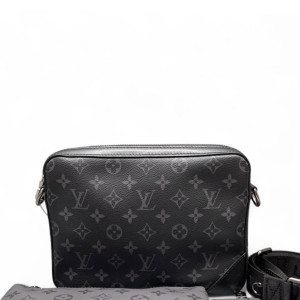 Louis Vuitton Trio Messenger Bag Reverse Monogram Black Grey