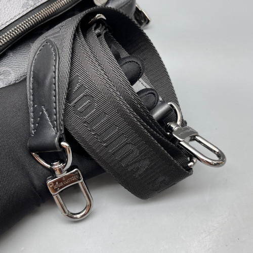 Louis Vuitton Trio Messenger Bag Reverse Monogram Black Grey Louis Vuitton Trio Messenger Bag Reverse Monogram Black Grey