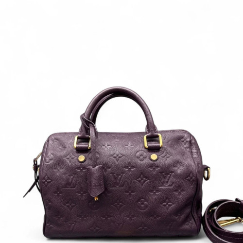 Louis Vuitton Speedy Bandouliere 25 Monogram Empreinte Purple