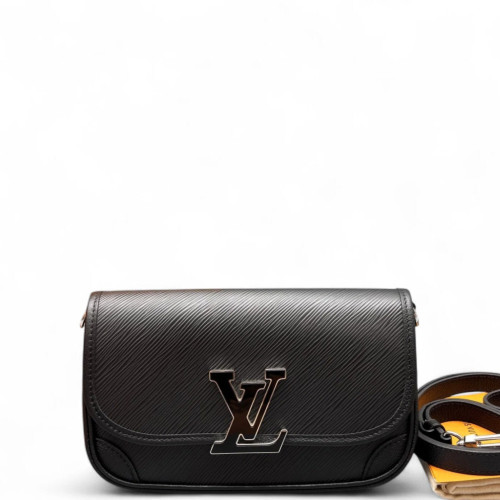 Louis Vuitton Buci Shoulder Bag Epi Black