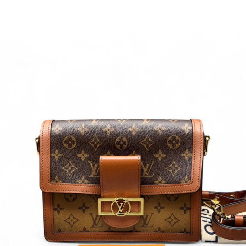 Louis Vuitton Dauphine MM Reverse Monogram Brown Louis Vuitton Dauphine MM Reverse Monogram Brown
