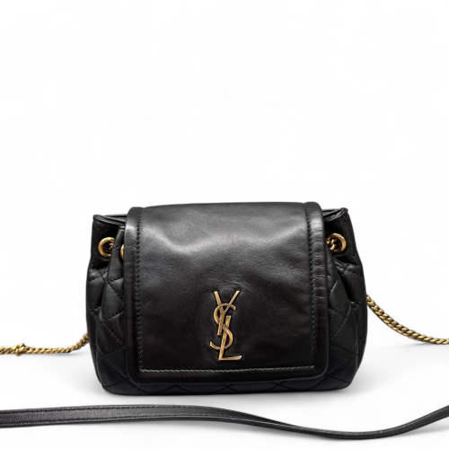 Yves Saint Laurent Mini Nolita Shoulder Bag Nappa Lambskin Black Yves Saint Laurent Mini Nolita Shoulder Bag Nappa Lambskin Black