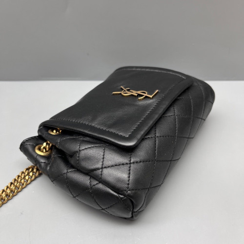 Yves Saint Laurent Mini Nolita Shoulder Bag Nappa Lambskin Black Yves Saint Laurent Mini Nolita Shoulder Bag Nappa Lambskin Black