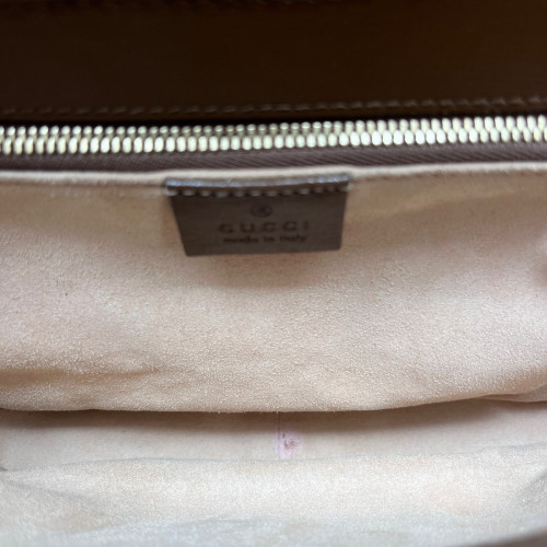 Gucci Medium Horsebit 1955 GG Supreme Monogram Brown
