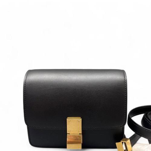 Celine Small Classic Box Smooth Calfskin Black Celine Small Classic Box Smooth Calfskin Black