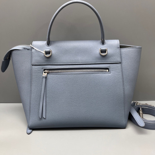Celine Micro Belt Bag Grained Calfskin Dusty Blue