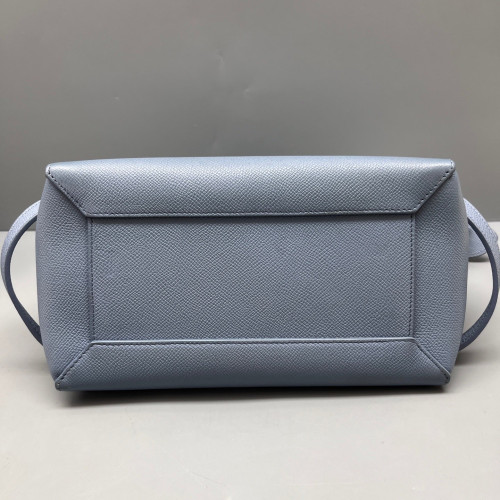 Celine Micro Belt Bag Grained Calfskin Dusty Blue