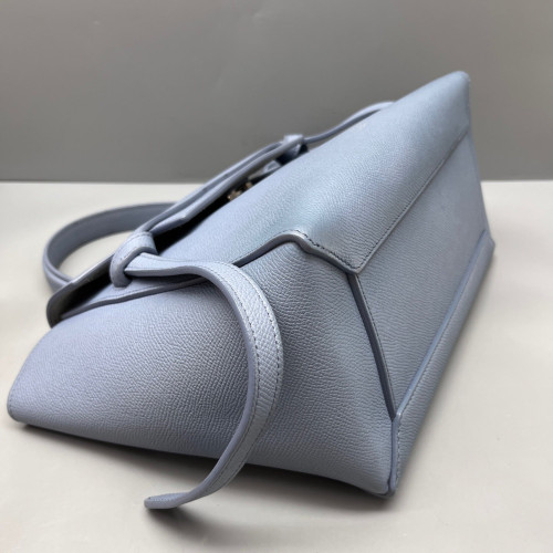 Celine Micro Belt Bag Grained Calfskin Dusty Blue