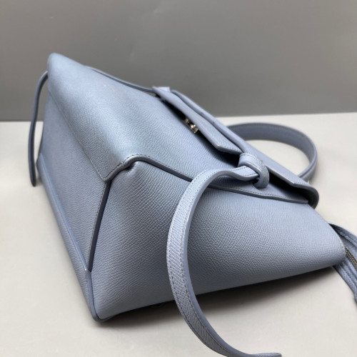 Celine Micro Belt Bag Grained Calfskin Dusty Blue