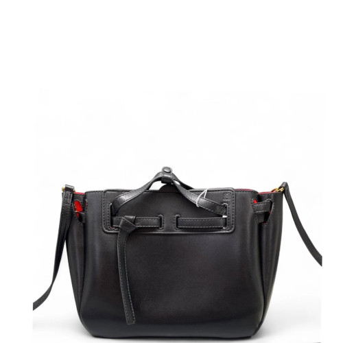 Loewe Crossbody Bag Calfskin Black Red Loewe Crossbody Bag Calfskin Black Red