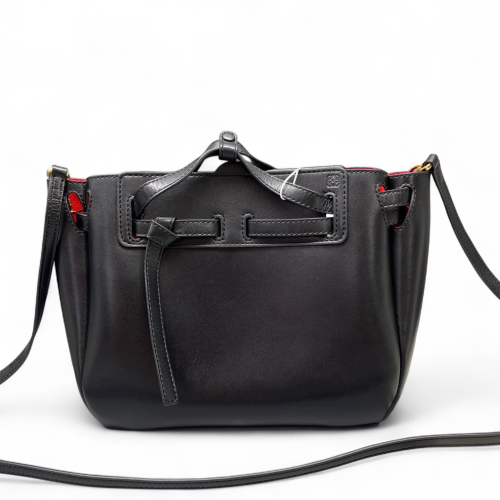 Loewe Crossbody Bag Calfskin Black Red Loewe Crossbody Bag Calfskin Black Red
