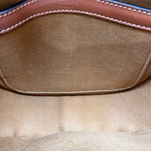 Celine Medium Folco Bag Triomphe Brown Black
