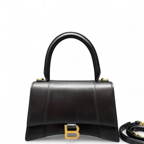 Balenciaga Hourglass Small Calfskin Black