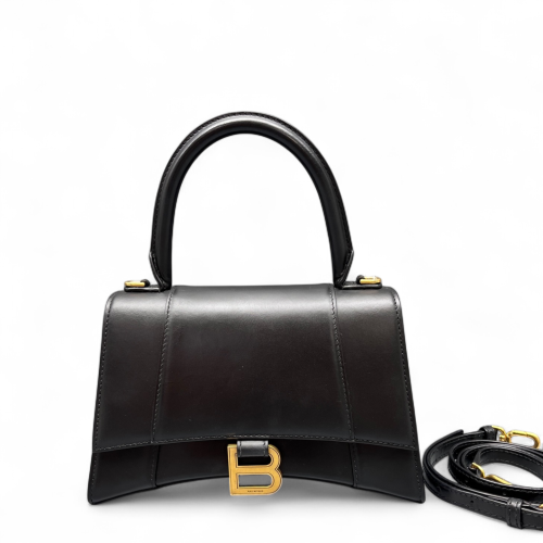 Balenciaga Hourglass Small Calfskin Black