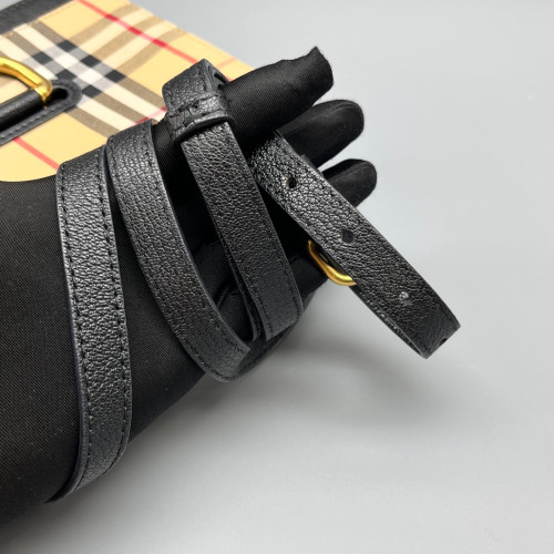 Burberry Crossbody Bag House Check Beige Black Red