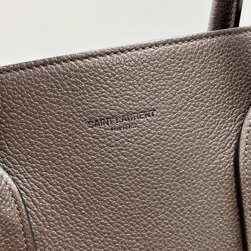 Yves Saint Laurent Large Sac De Jour Grained Calfskin Grey