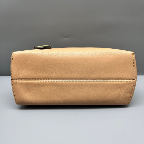 Fendi By The Way Soft Medium Calfskin Beige Navy Yellow