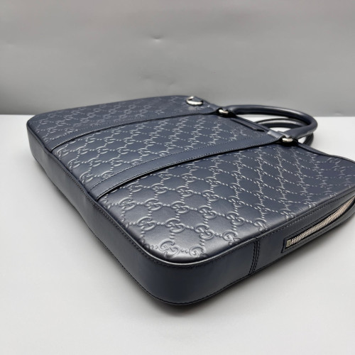 Gucci Briefcase Guccissima Dark Blue
