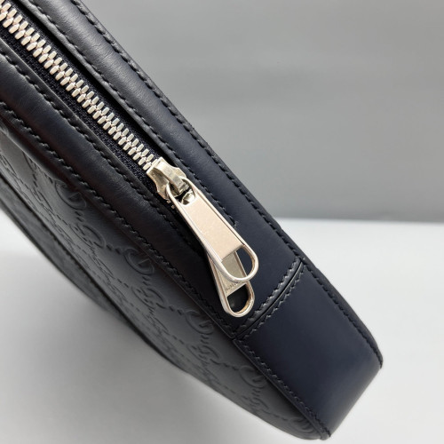 Gucci Briefcase Guccissima Dark Blue