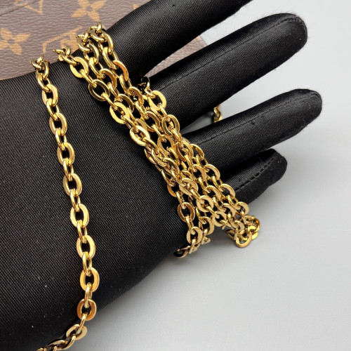 Louis Vuitton Flore Chain Wallet Monogram Brown