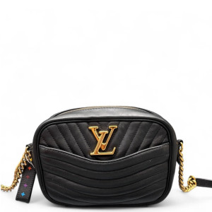 Louis Vuitton New Wave Camera Bag Calfskin Black