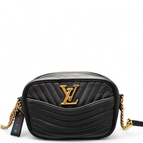 Louis Vuitton New Wave Camera Bag Calfskin Black Louis Vuitton New Wave Camera Bag Calfskin Black