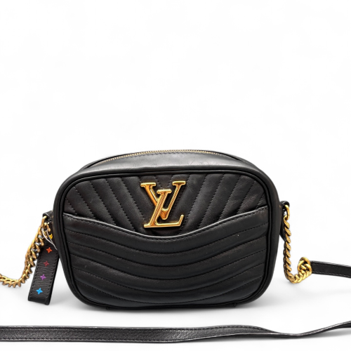 Louis Vuitton New Wave Camera Bag Calfskin Black Louis Vuitton New Wave Camera Bag Calfskin Black