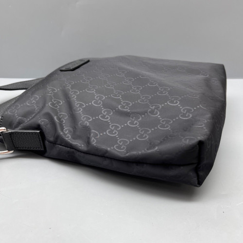 Gucci Messenger Nylon Calfskin Black