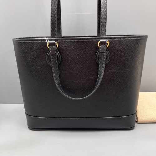 Gucci Ophidia Tote Bag Calfskin Black