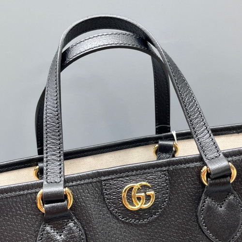 Gucci Ophidia Tote Bag Calfskin Black