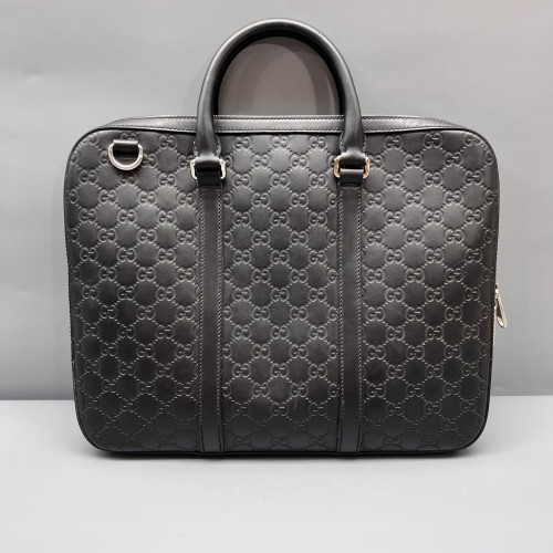 Gucci Briefcase Guccissima Black