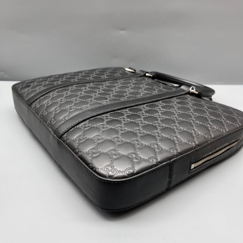 Gucci Briefcase Guccissima Black