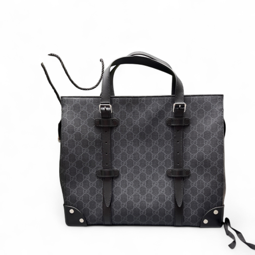 Gucci Briefcase GG Supreme Monogram Black