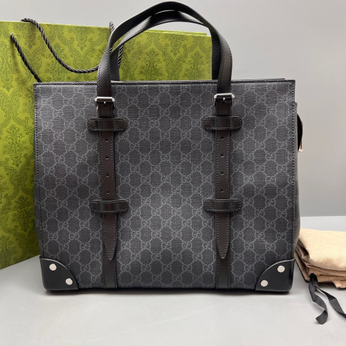 Gucci Briefcase GG Supreme Monogram Black