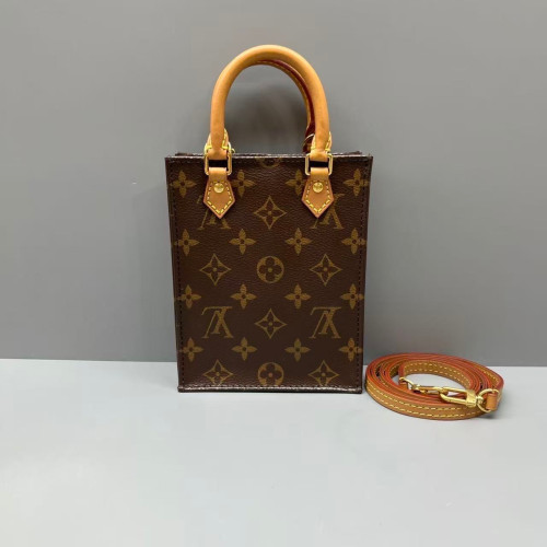 Louis Vuitton Petite Sac Plat Monogram Brown