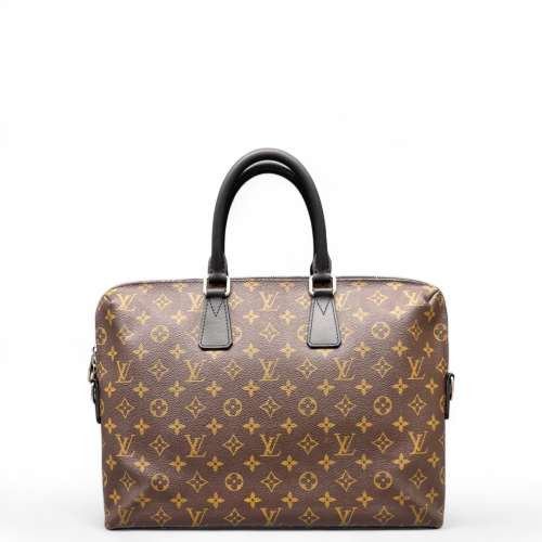Louis Vuitton Porte Documents Jour Monogram Brown