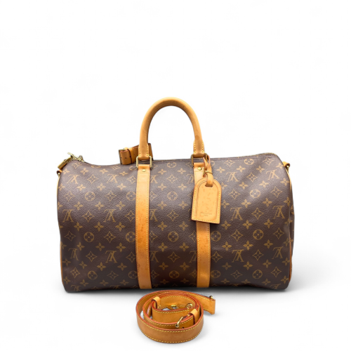 Louis Vuitton Keepall Bandouliere 45 Monogram Brown Louis Vuitton Keepall Bandouliere 45 Monogram Brown