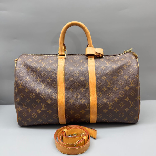 Louis Vuitton Keepall Bandouliere 45 Monogram Brown Louis Vuitton Keepall Bandouliere 45 Monogram Brown